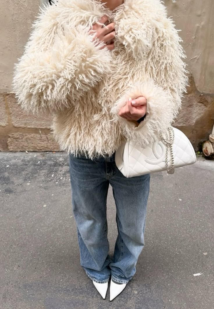 Manteau en fausse fourrure Priscilla