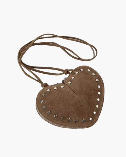 Erica Vintage Kunst-Suede Umhängetasche