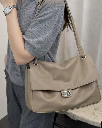 Zoe Buckle Flap Shoulder Bag