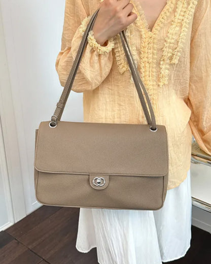 Zoe Buckle Flap Shoulder Bag
