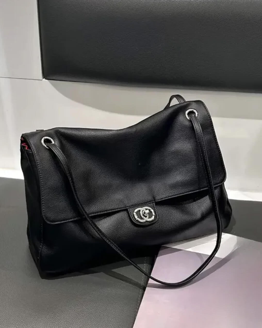 Zoe Buckle Flap Shoulder Bag