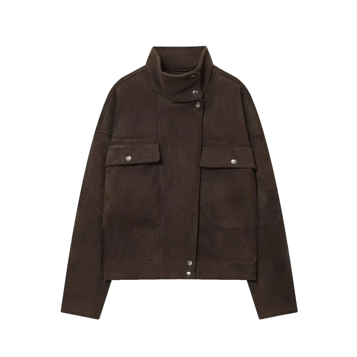 Valerie Vintage Oversized Bomber Jacket
