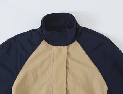 Nora Patchwork Nylon Trainingsanzug