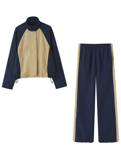 Nora Patchwork Nylon Trainingsanzug