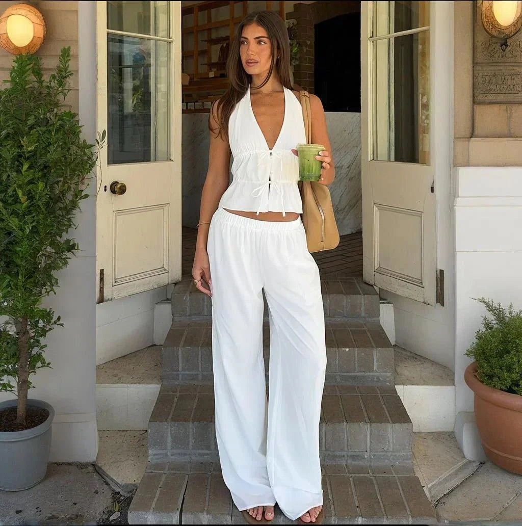 Ensemble Deux Pièces Lerma Halter en Coton