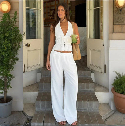 Ensemble Deux Pièces Lerma Halter en Coton