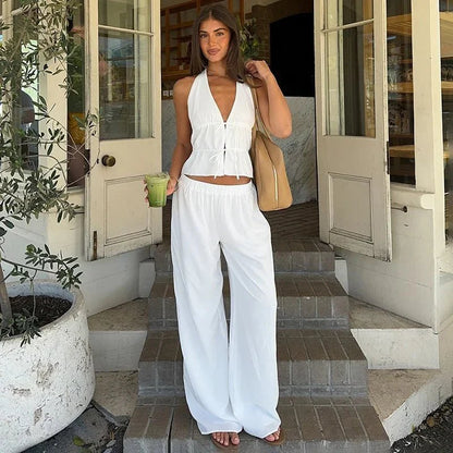 Ensemble Deux Pièces Lerma Halter en Coton