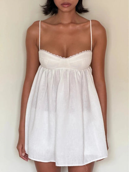 Nadia Conjunto Corto Babydoll con Encaje
