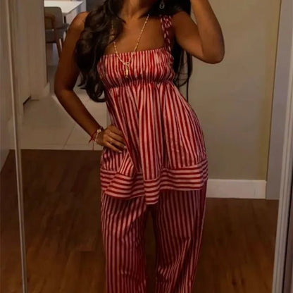Vesper Striped Pajama Set