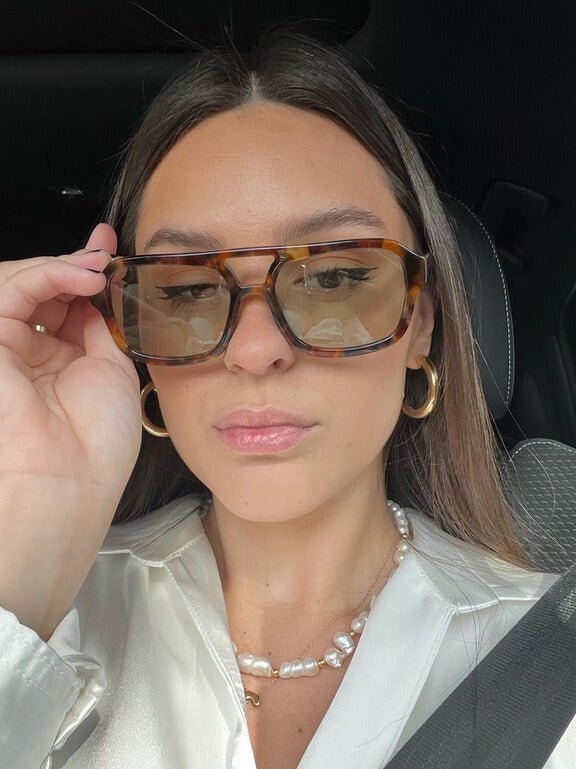 Jenny Oversized Cat-Eye Sonnenbrille