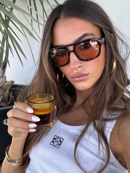Jenny Oversized Cat-Eye Sonnenbrille
