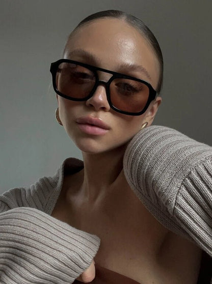 Jenny Oversized Cat-Eye Sonnenbrille