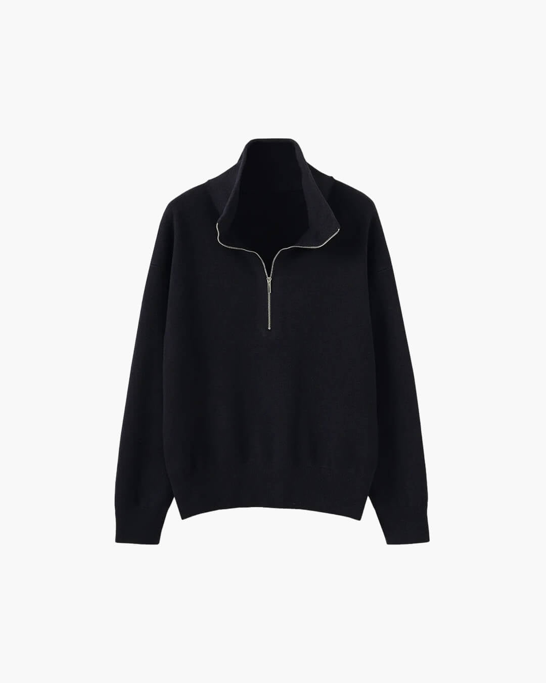 Alice Halb-Reißverschluss Strickpullover