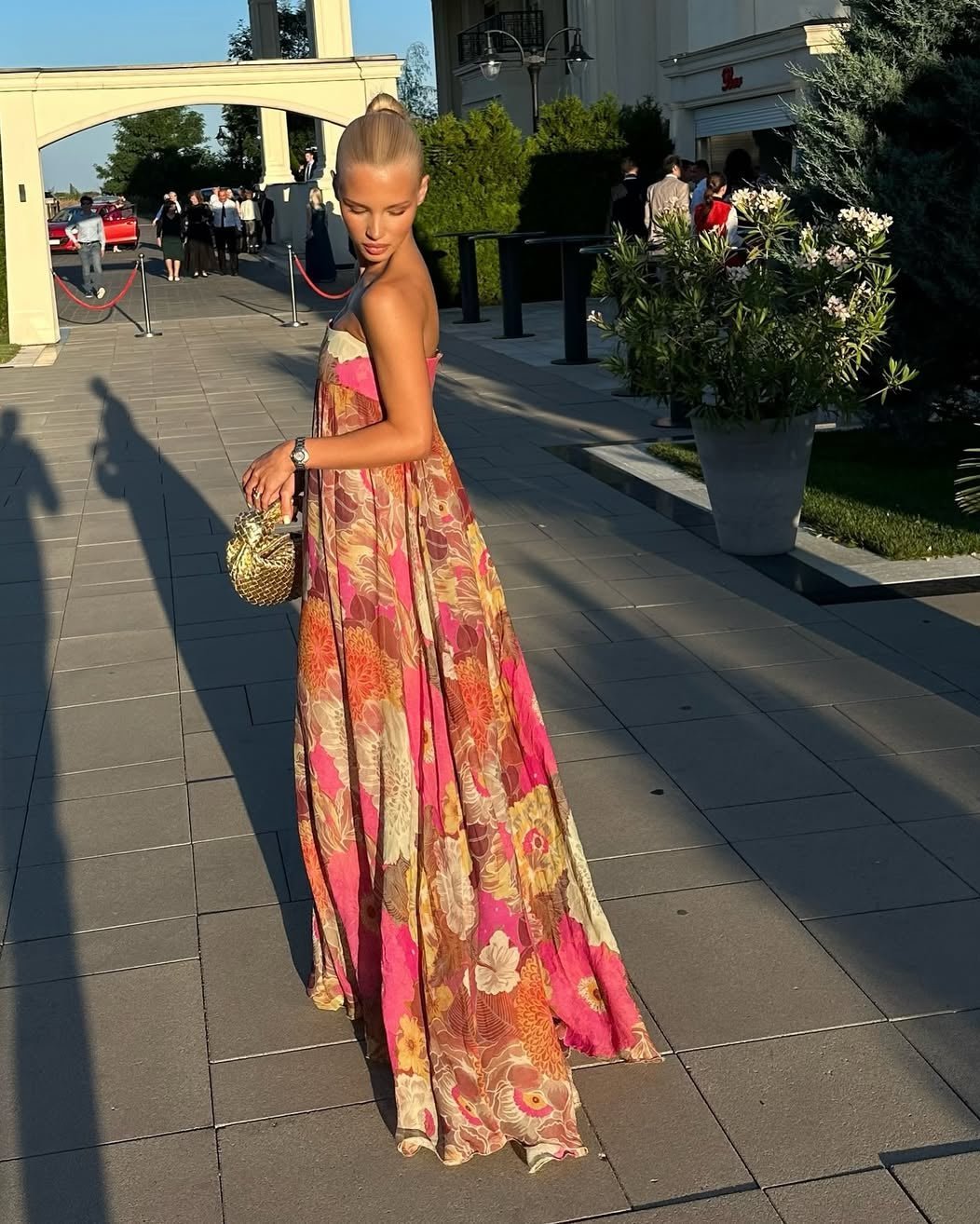 SOKYND Abby Floral Strapless Maxi Dress DressSOKYND-117975-MUL-S-08887MulticolorS