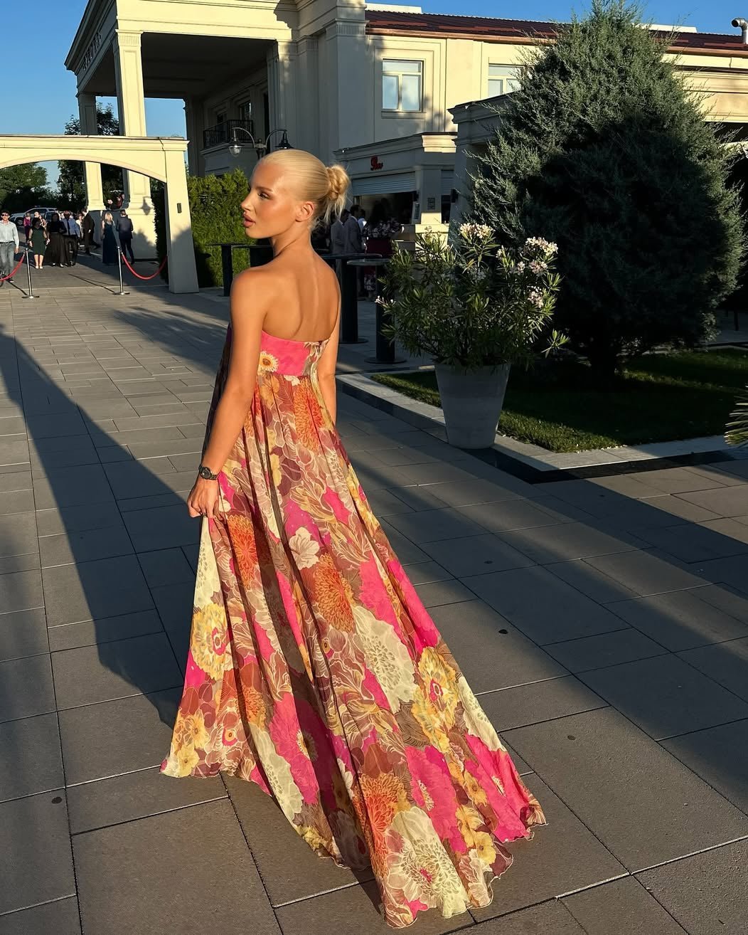 SOKYND Abby Floral Strapless Maxi Dress DressSOKYND-117975-MUL-S-08887MulticolorS