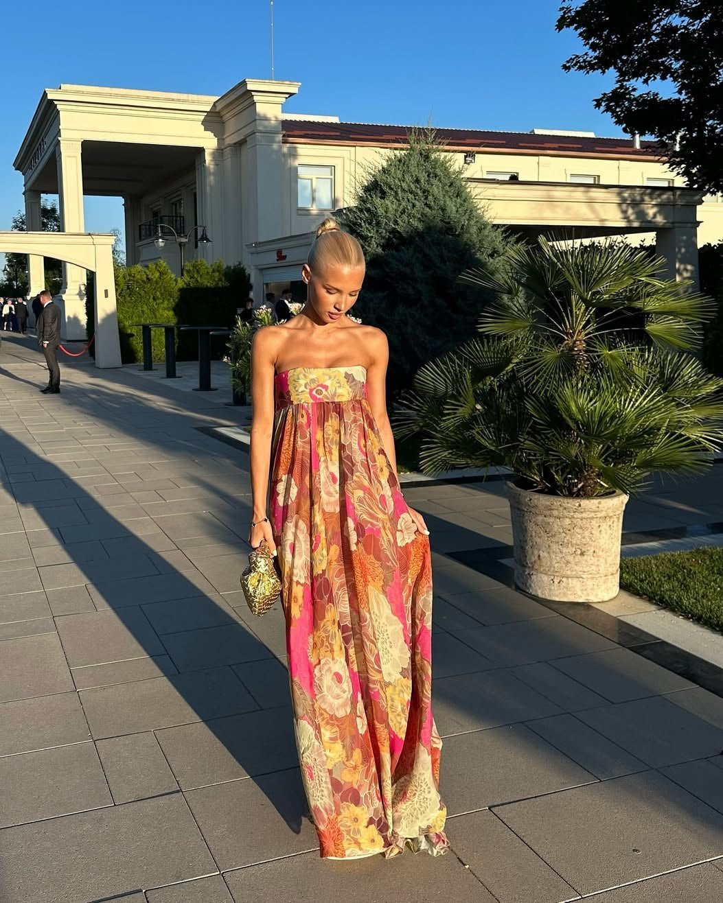 SOKYND Abby Floral Strapless Maxi Dress DressSOKYND-117975-MUL-S-08887MulticolorS