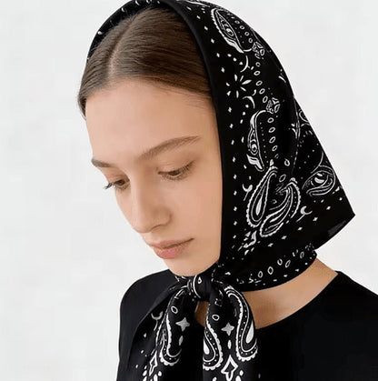 SOKYND Adaure Paisley Knitted Bandana Scarf AccessoriesSOKYND-744855-BLA-ONESIZ-15479BlackOne Size