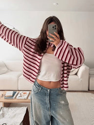 Adella Pull Tricoté zippé