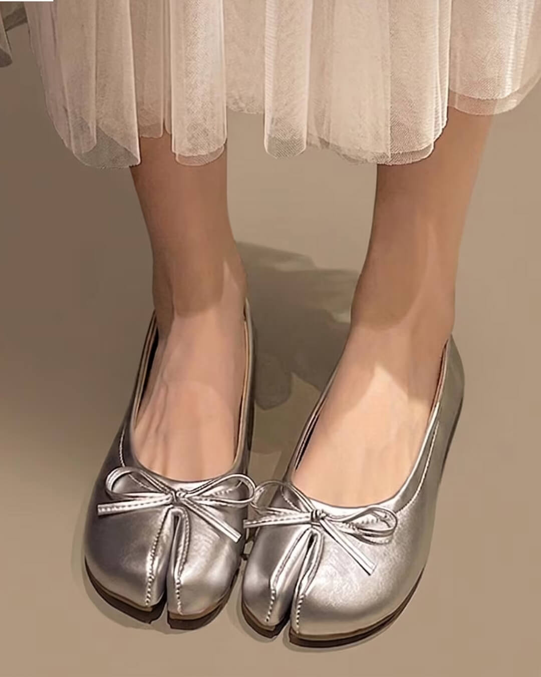 SOKYND Adelmira Slip-On Ballet Flats ShoesSOKYND-806807-SIL-OS-90839Silver36