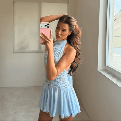 SOKYND Afna Halter Backless Mini Dress DressSOKYND-787223-S-OS-23959S