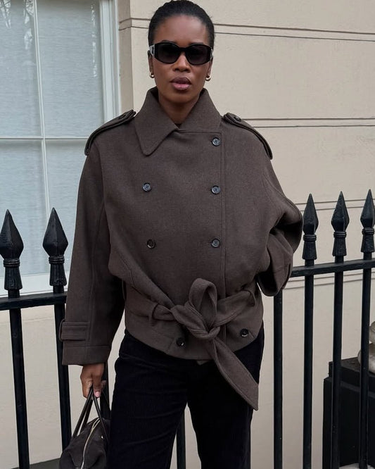 SOKYND Alicia Double Breasted Belted Coat CoatSOKYND-348759-XS-OS-66839XS