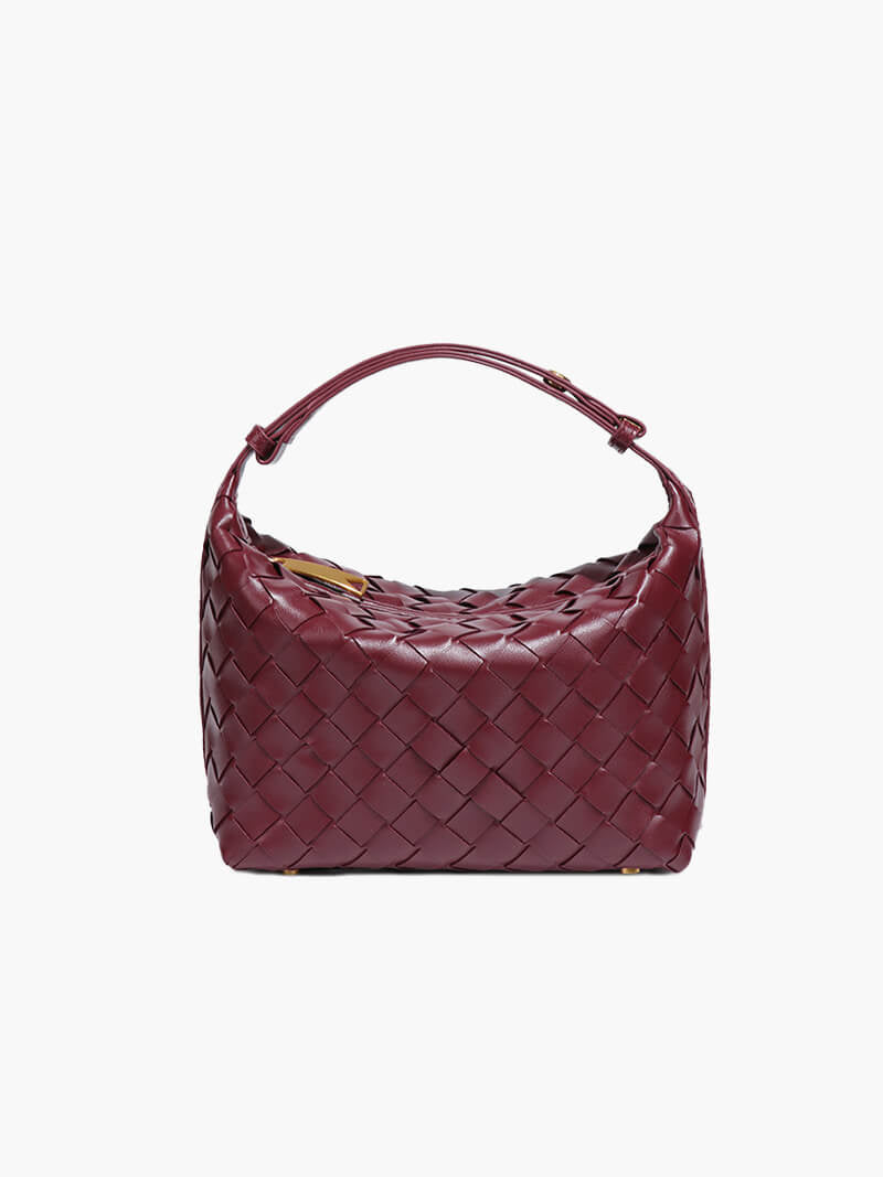 SOKYND Alicia Mini Woven Bag BagSOKYND-564759-BUR-OS-21047Burgundy