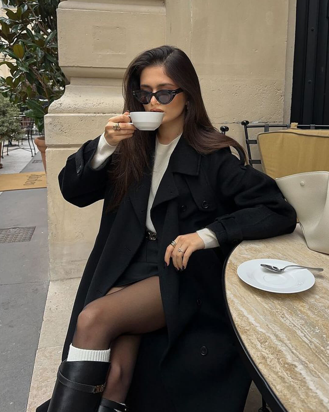 SOKYND Amelia Autumn Winter Coat Coats & JacketsBlackM