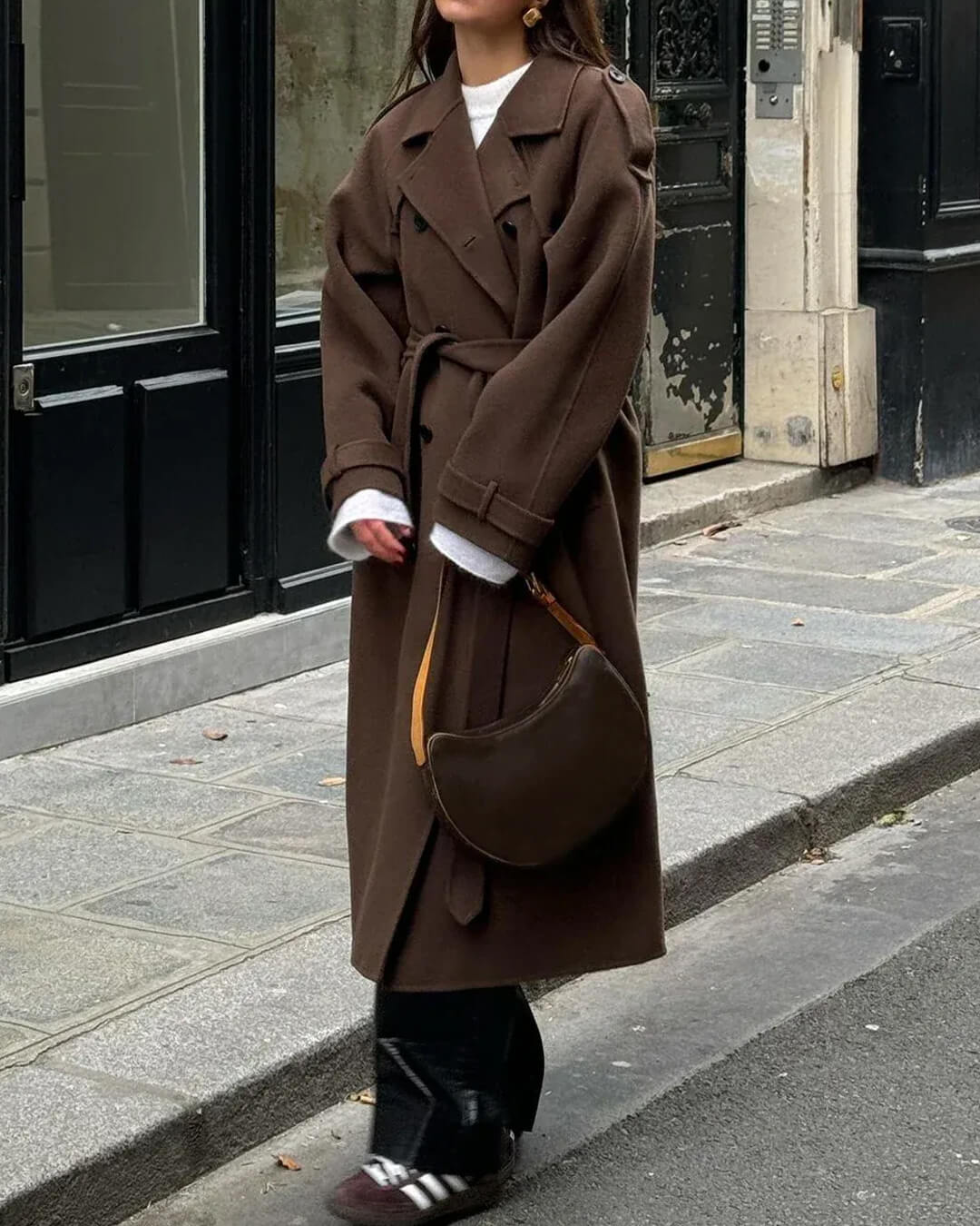 SOKYND Amelia Autumn Winter Coat Coats & JacketsBrownM