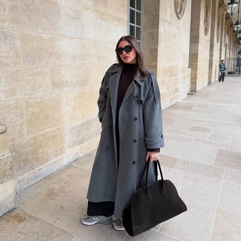 SOKYND Amelia Autumn Winter Coat Coats & JacketsGreyM