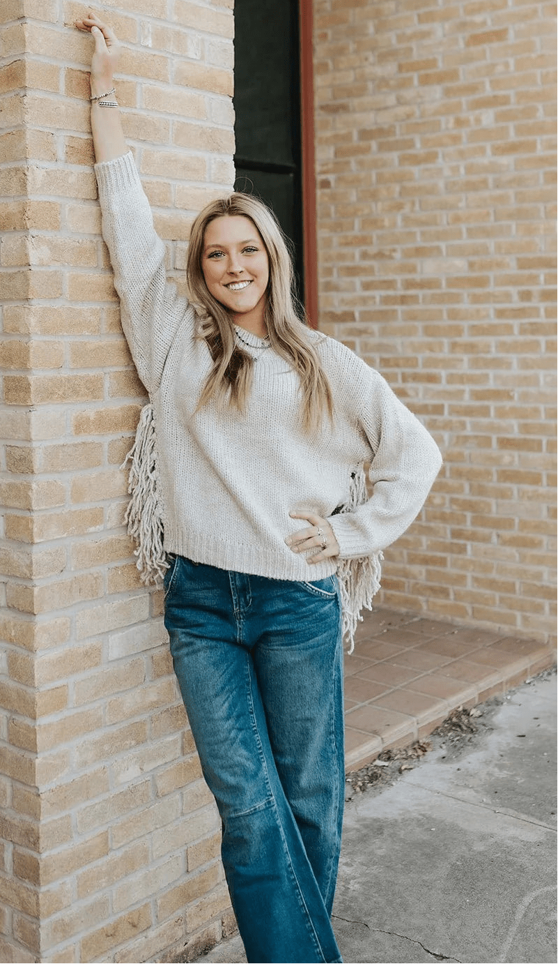 SOKYND Amy Tassel Knit Sweater SweaterSOKYND-469655-L-OS-41431L