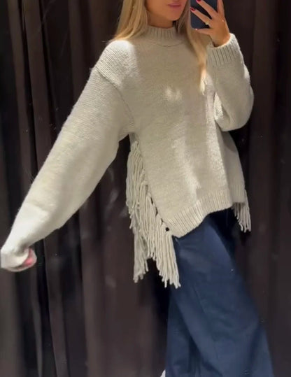 SOKYND Amy Tassel Knit Sweater SweaterSOKYND-469655-S-OS-75895S