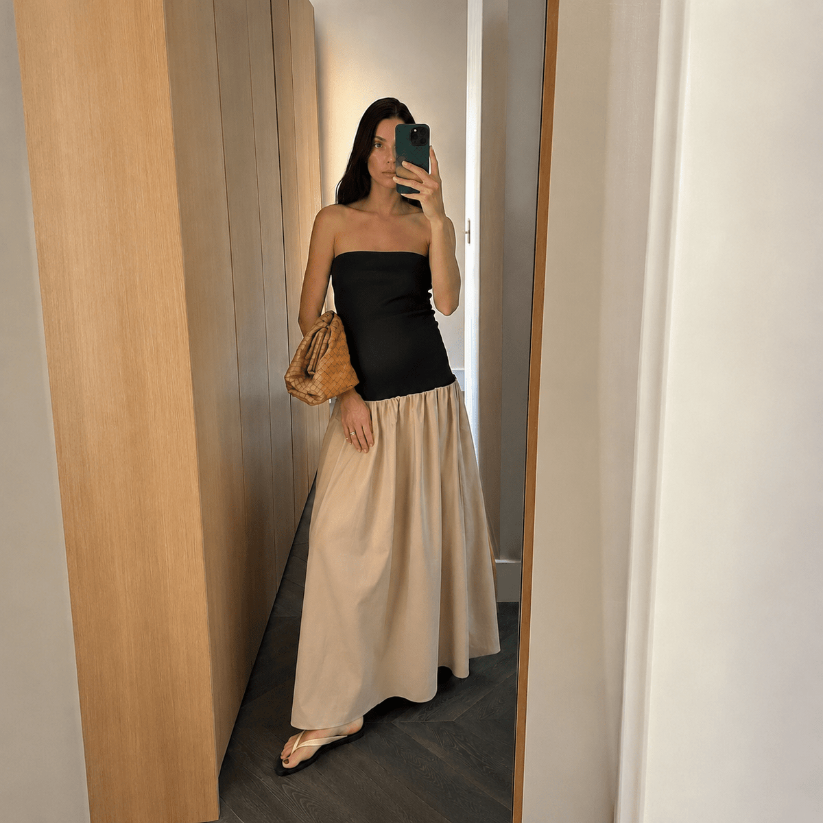 SOKYND Annie Contrast Honor Maxi Dress DressSOKYND-074327-L-OS-14615L