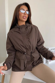 Chaqueta impermeable con capucha Camila
