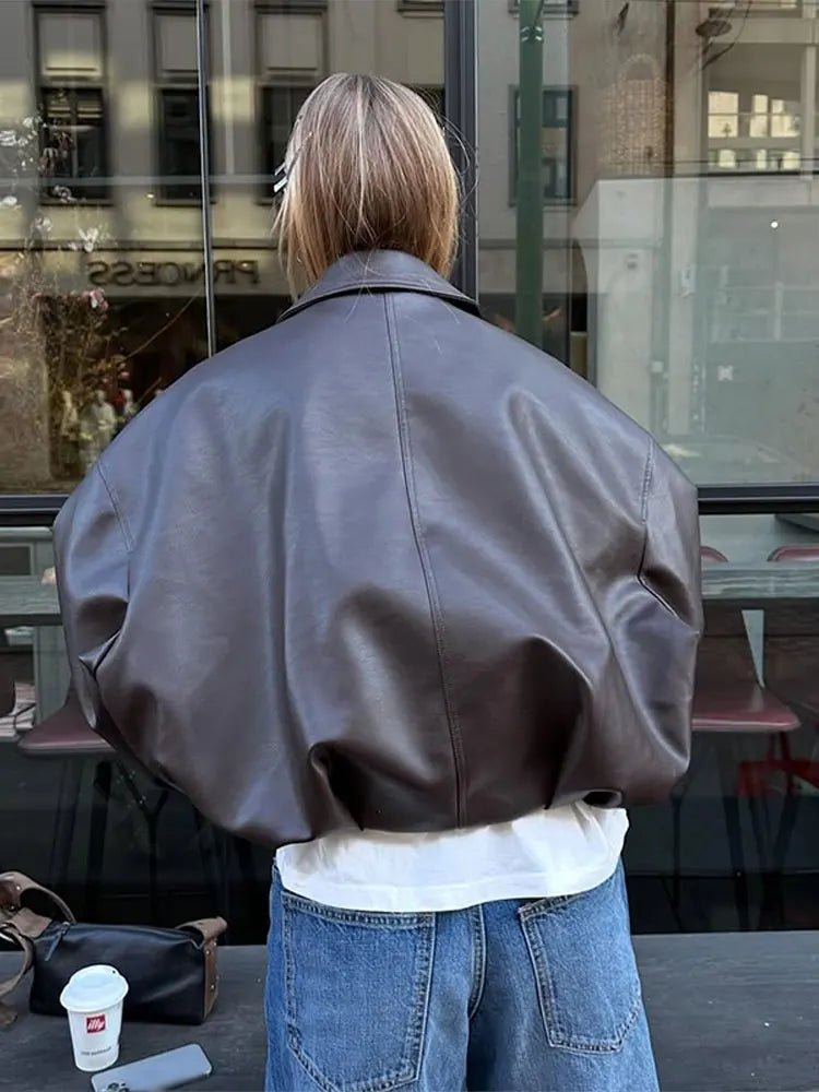 c*o様 Vegan Leather Shell Down Jacket S Clash Vegan Leather Jacket