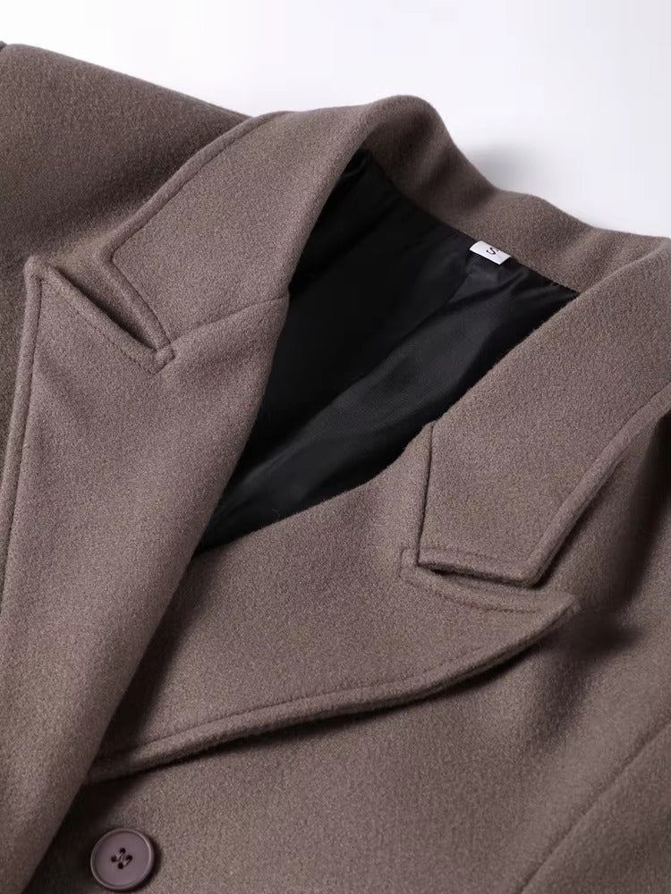 SOKYND Charlene Maxi Coat Coats & JacketsgU1767625273833505739BrownL