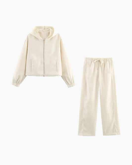 SOKYND Clara Hooded Tracksuit Set Matching SetsLG1772777205908639631SetBeigeXS