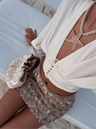 Dakota Minigonna da Spiaggia con Paillettes