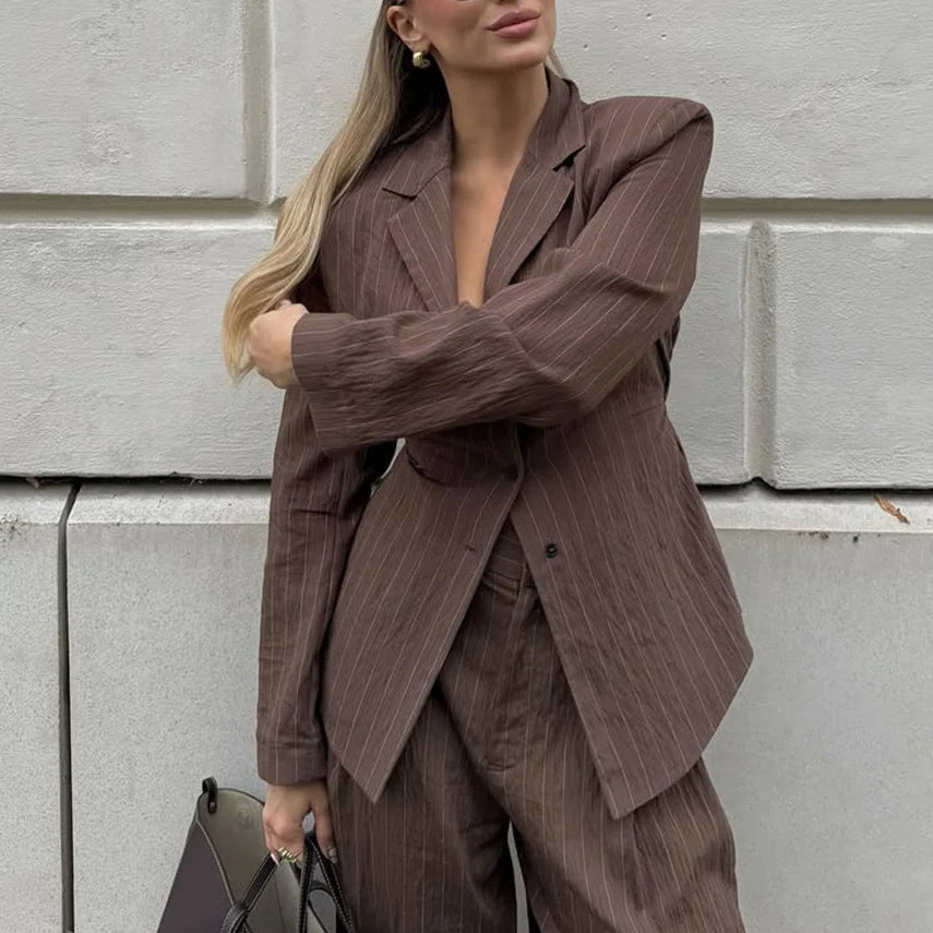 SOKYND Dorothy Pinstripe Pant Suit Matching SetsIP1774219786677015835PantsXS