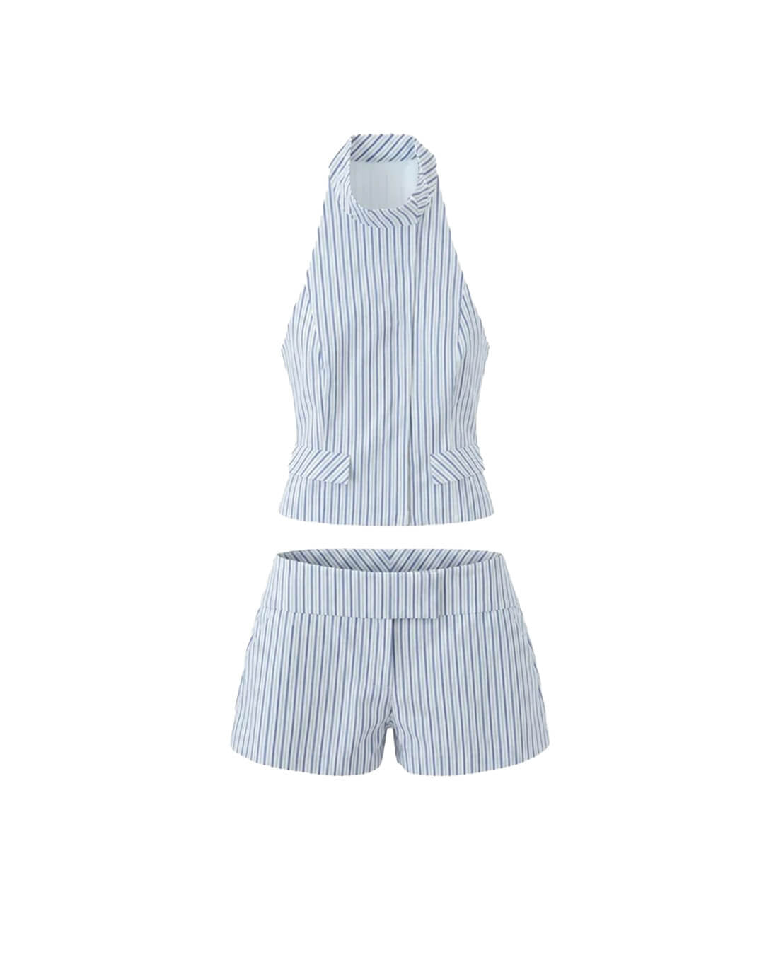 SOKYND Ella Striped Mini Skirt Set Matching SetsSOKYND-777623-S-OS-82519Set (Top+Shorts)S