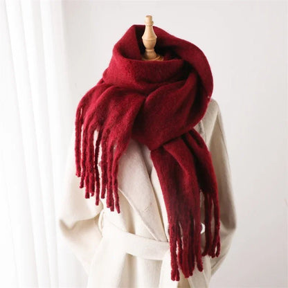 SOKYND Emilia Tasseled Winter Scarf AccessoriesSOKYND-388311-BLA-OS-71703Black