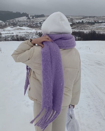 SOKYND Emilia Tasseled Winter Scarf AccessoriesSOKYND-388311-GRE-OS-70007Grey