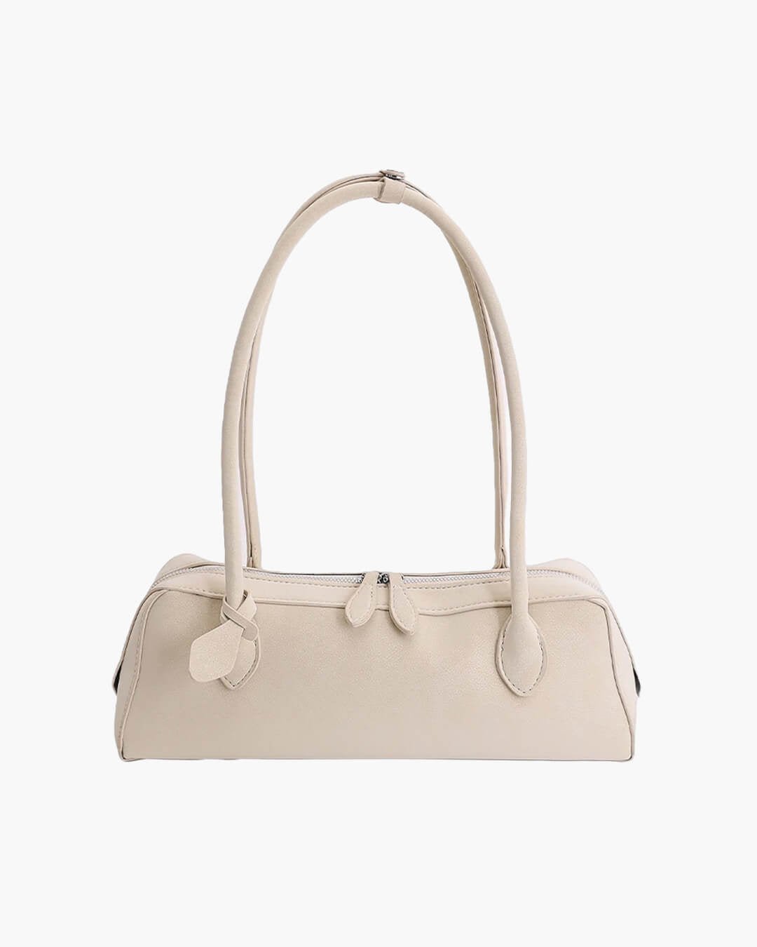 SOKYND Emma Faux Suede Baguette Bag BagSOKYND-547799-WHI-OS-93111White