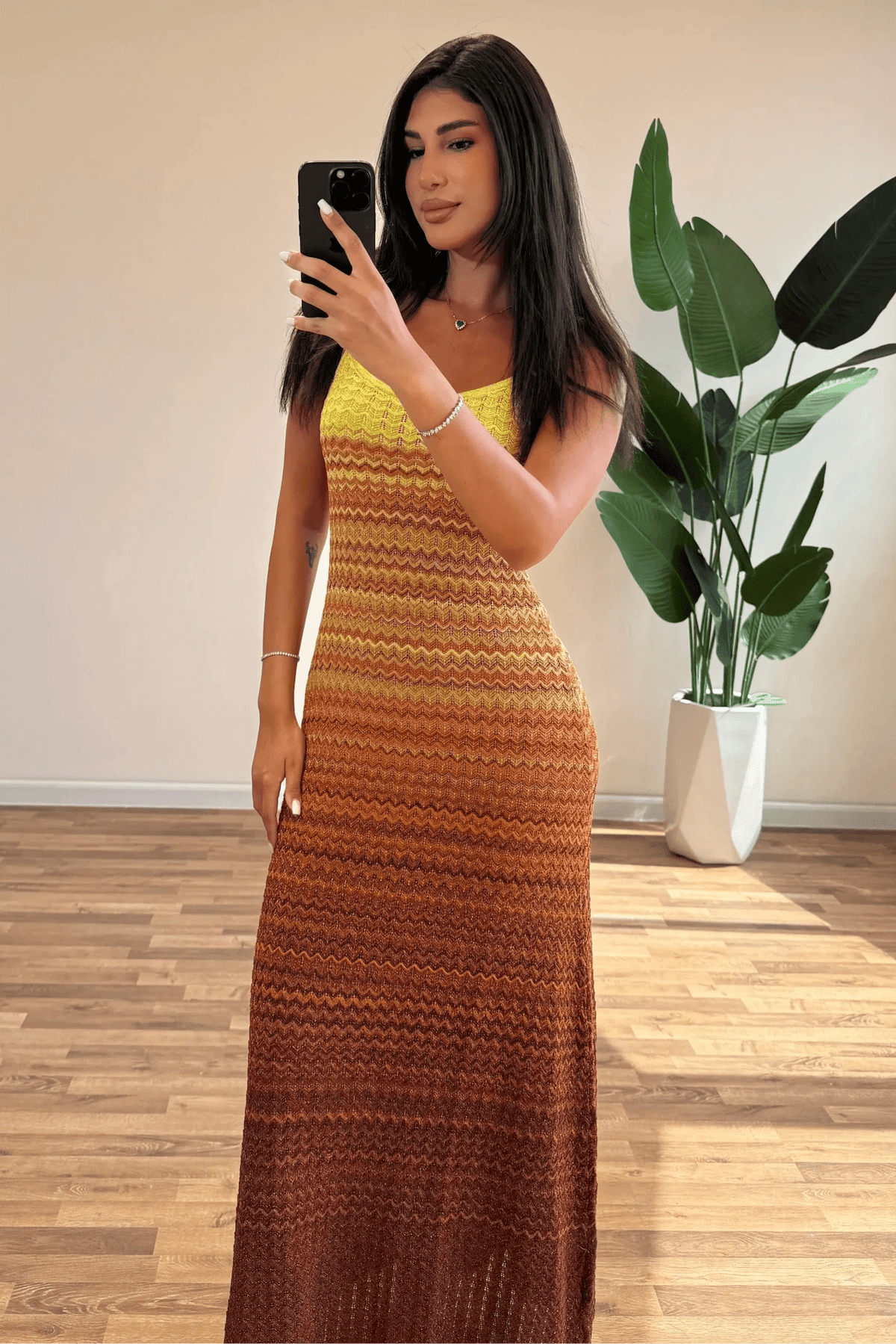 SOKYND Emma Sunset Knit Maxi Dress DressSOKYND-479127-L-OS-50551L