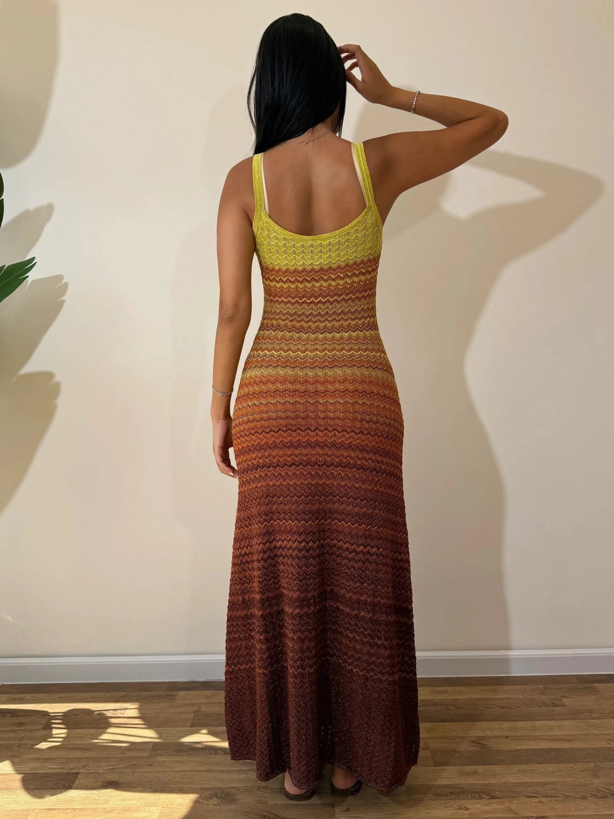 SOKYND Emma Sunset Knit Maxi Dress DressSOKYND-479127-M-OS-17783M