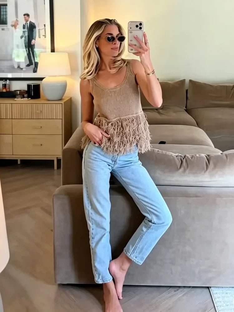 SOKYND Emma Tassel Knit Tank TopSOKYND-853655-L-OS-63639L