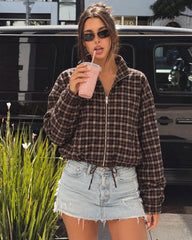 Conjunto Chaqueta y Falda a Cuadros Eva