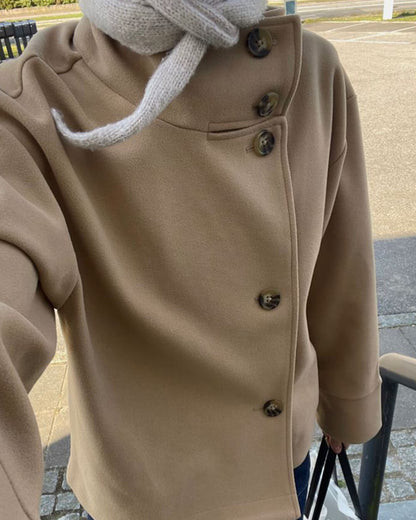 SOKYND Ezra elegant Jacket with Stand Collar Coats & JacketsOd1767356248734837451BeigeS