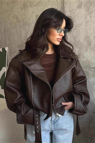 Chaqueta Gaia de piel vegana