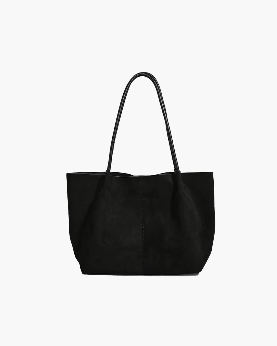 SOKYND Gina Suede Tote with Pouch BagSOKYND-414231-BLA-OS-44823Black