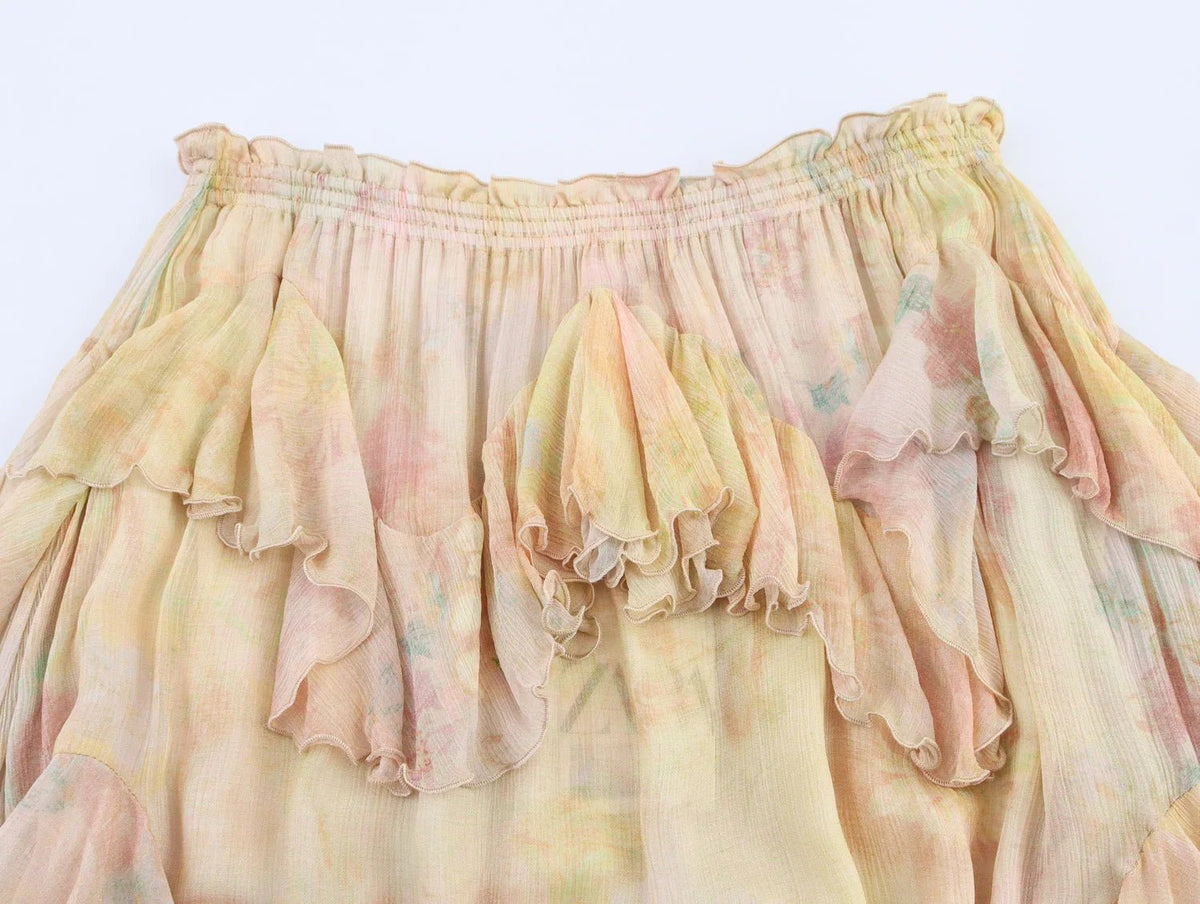 SOKYND Hannah Tiered Boho Maxi Skirt SkirtSOKYND-910295-S-OS-42007S